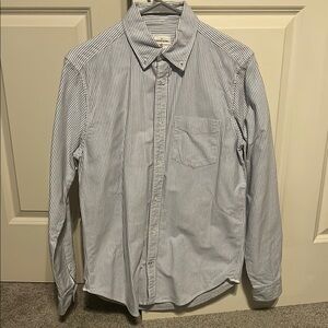 Men's Blue Striped Shirt